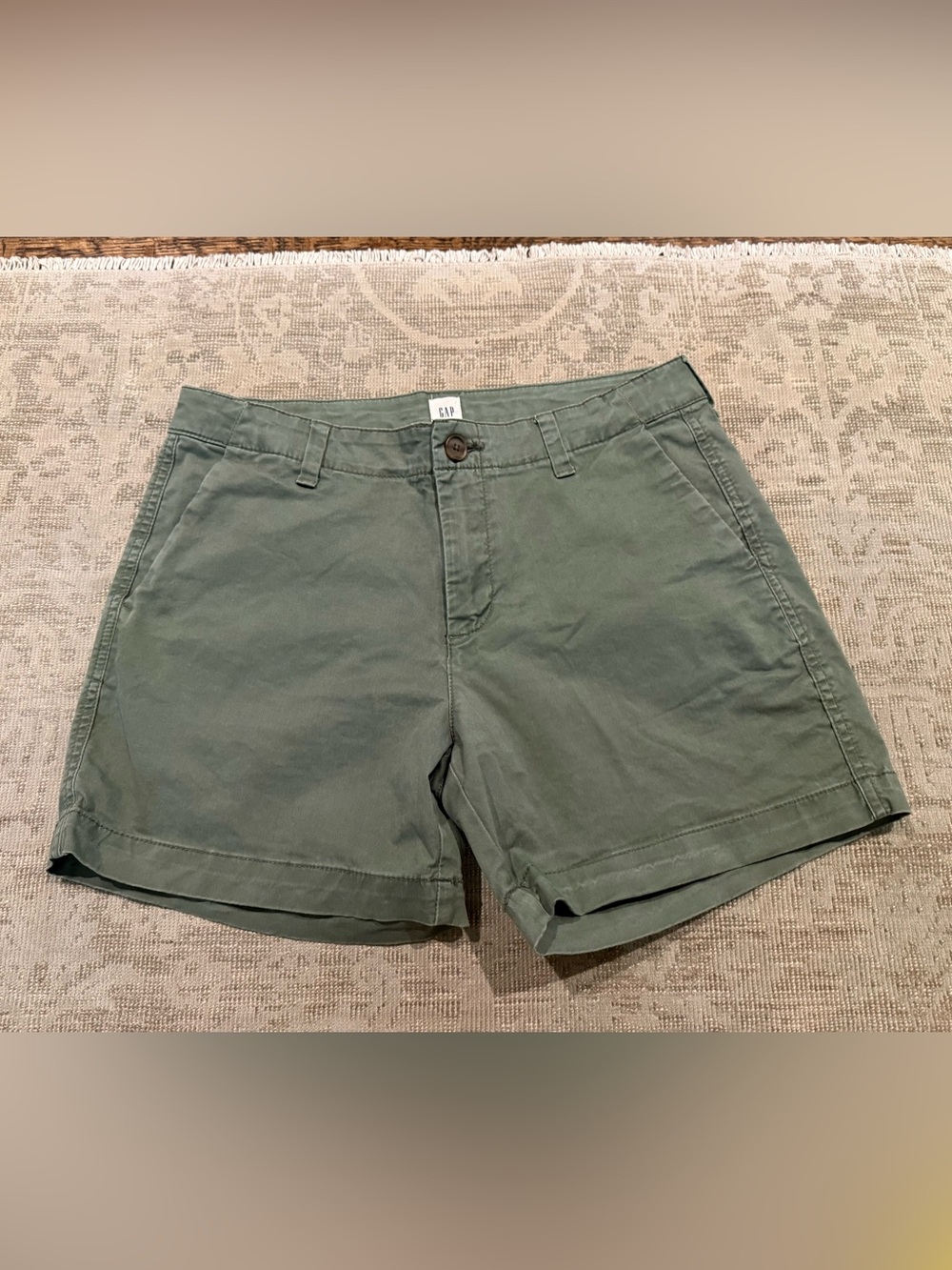 GAP Olive Green Women's Chino Shorts